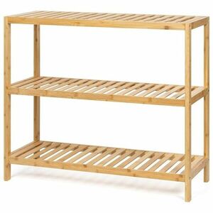 Koupelnový regál WABISABI RACK 3, bambusový obraz
