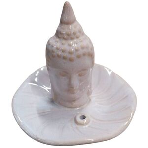 Keramický stojan na vonné tyčinky Buddha květ, 10, 5 x 9 x 10, 5 cm obraz