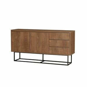 Skříňka Ruba Walnut and Black obraz
