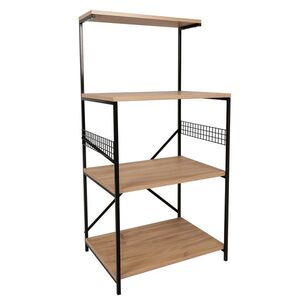 Kuchyňský regál Anemon Atlantic Pine and Black obraz