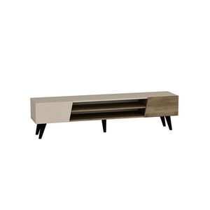 Televizní stolek Clark Walnut and Beige obraz
