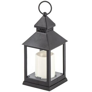 Lucerna s LED svíčkou Badalone, 23, 5 cm obraz