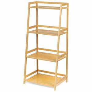 Koupelnový regál WABISABI LADDER 4, bambusový obraz