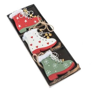 Sada závěsných dekorací Brusle 3 ks, 30 x 10 cm obraz