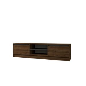 Televizní stolek Olca Walnut and Anthracite obraz