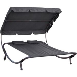 Relaxační lehátko pro 2 osoby Craftfield Bahama, černá obraz