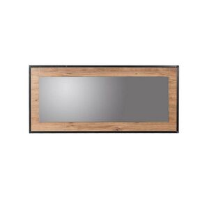 Zrcadlo Idea Black and Atlantic Pine, 150 cm, L obraz