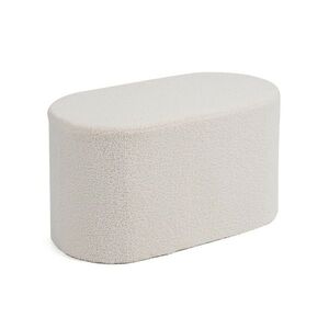 Taburet SOFT Capsule, bílá obraz