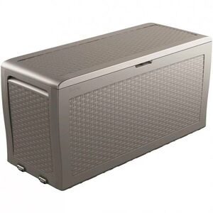 Keter Zahradní úložný box Samoa Rattan cappuccino 270 l, 117 x 57 x 45 cm obraz