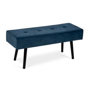 Taburet SOFT Tuft, modrá obraz