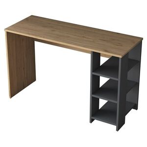 Pracovní stůl Hamen Walnut and Anthracite obraz