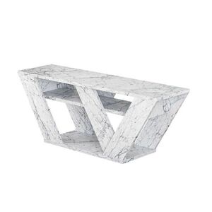 Televizní stolek Pipralla Carrara Marble obraz