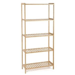 Koupelnový regál WABISABI RACK 5, bambusový obraz