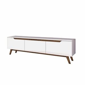 Televizní stolek Dita White and Walnut obraz
