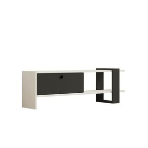 Televizní stolek Funda Anthracite and White obraz