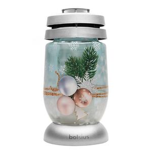Hřbitovní lucerna BOLSIUS 22cm stříbrná obraz