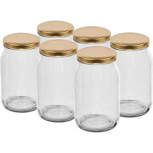BROWIN Zavařovací sklenice s víčkem 900ml TWIST 6ks obraz