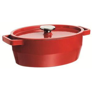 Litinový kastrol s poklicí PYREX 6l červený obraz