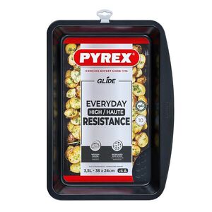PLECH NA PEČENÍ PYREX 38X24CM, HLUBOKÝ obraz