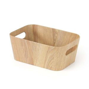 TORO Úložný košík KITCHISIMO 26x18x11cm hnědá obraz