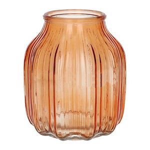 DUIF Skleněná váza SUKO 16cm oranžová obraz