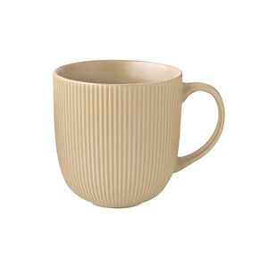 Keramický hrnek 510ml KITCHISIMO žebrovaný béžový obraz