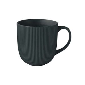 Keramický hrnek 510ml KITCHISIMO žebrovaný tmavě zelený obraz