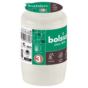 Náplň do hřbitovních luceren BOLSIUS 50 hodin bílá obraz