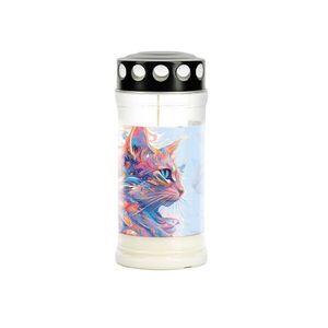 Hřbitovní svíčka PROVENCE 4dny kočka obraz