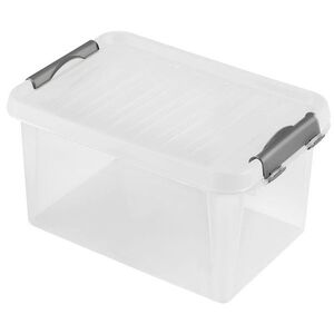 Plastový úložný box s víkem HEIDRUN Clip box 8l Varianta: FUCHSIOVA obraz