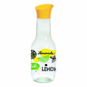 Skleněná karafa s víčkem TORO 1l citron obraz