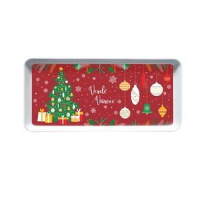 Servírovací tác TORO 35x16, 5cm vánoční stromek obraz