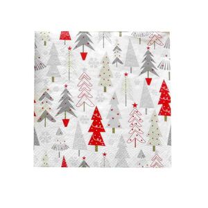 TORO UBROUSKY VÁNOČNÍ VÁNOČNÍ STROMKY 3VRSTVÉ 33X33CM obraz