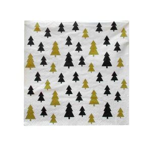 TORO UBROUSKY VÁNOČNÍ STROMEK Č/Z 3VRSTVÉ 33X33CM obraz