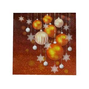 TORO UBROUSKY VÁNOČNÍ KOULE ZLATÉ 3VRSTVÉ 33X33CM obraz