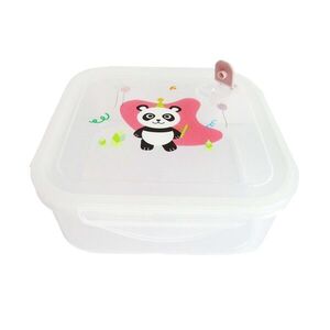 Plastová dóza s víčkem KITCHISIMO 1200ml panda obraz