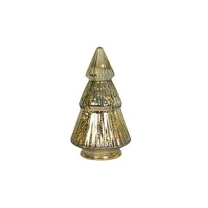 TORO DEKORACE VÁNOČNÍ STROMEK LED 0.5X10.5X19.5CM SKLO obraz