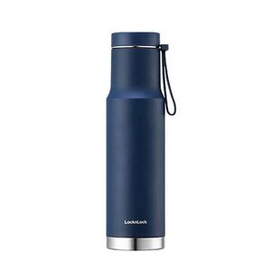 LOCKNLOCK Nerezová termoska s uchem LOCK Metro 620ml modrá obraz