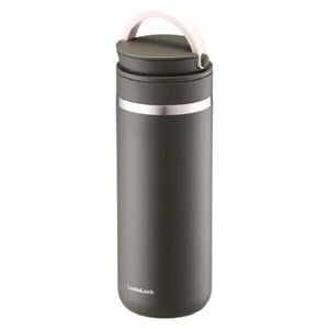 LOCKNLOCK Nerezová termoska s uchem LOCK Metro 475ml khaki obraz