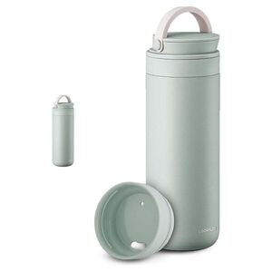 LOCKNLOCK Nerezová termoska s uchem LOCK Metro 475ml mint obraz