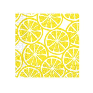 PROCOS Papírové ubrousky 33x33cm 3vrstvé citron 20ks obraz