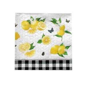 KITCHISIMO UBROUSKY CITRÓNY 3VRSTVÉ 33X33CM obraz