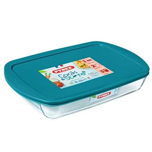 Skleněný pekáč s víkem PYREX 40x27cm/4, 9l., borosilikát obraz
