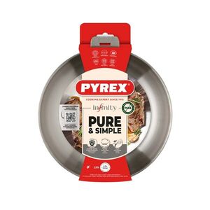 Nerezová pánev PYREX Infinity 24cm odnímatelná rukojeť obraz