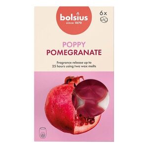 Bolsius VOSKY VONNÉ GRANÁTOVÉ JABLKO, SADA 6KS obraz