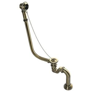 POLYSAN RETRO vanová souprava pro vnější instalaci, řetízek, včetně sifonu, bronz 71690 obraz