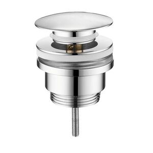 SAPHO Umyvadlová výpust 5/4“, click-clack, velká zátka, 10-55, chrom CV1002 obraz
