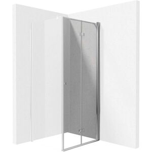 DEANTE Kerria plus chrom Sprchové dveře bez stěnového profilu, systém Kerria Plus, 90 cm skládací KTSX041P obraz
