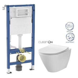 GEBERIT DuofixBasic bez tlačítka + WC CERSANIT CLEANON CITY 458.103.00.2 X CI1 obraz