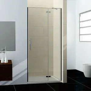 H K Sprchové dveře MELODY F5 100 jednokřídlé s pevnou stěnou 98-101 x 195 SE-MELODYF5100SET obraz